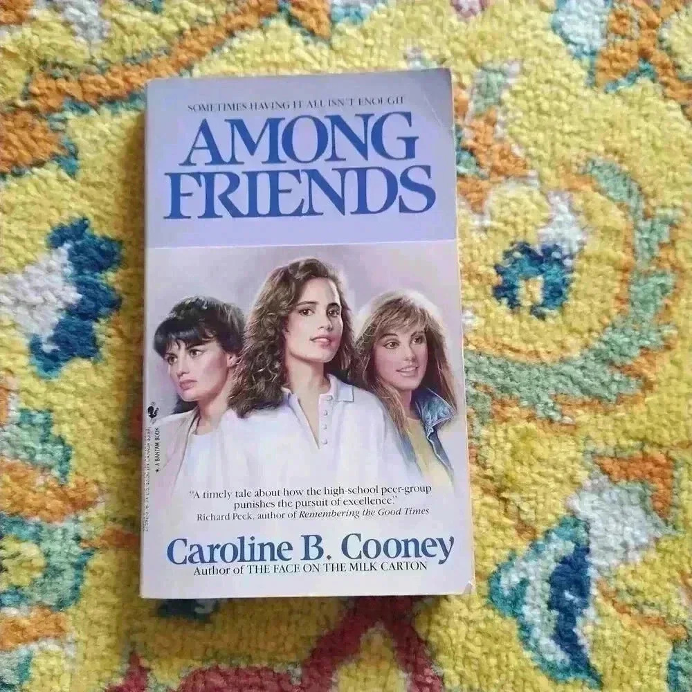 Among Friends Caroline B Cooney Signed Paperback Vintage 80s book